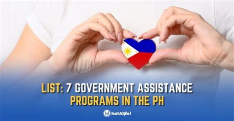LIST: 7 Government Assistance Programs in the .